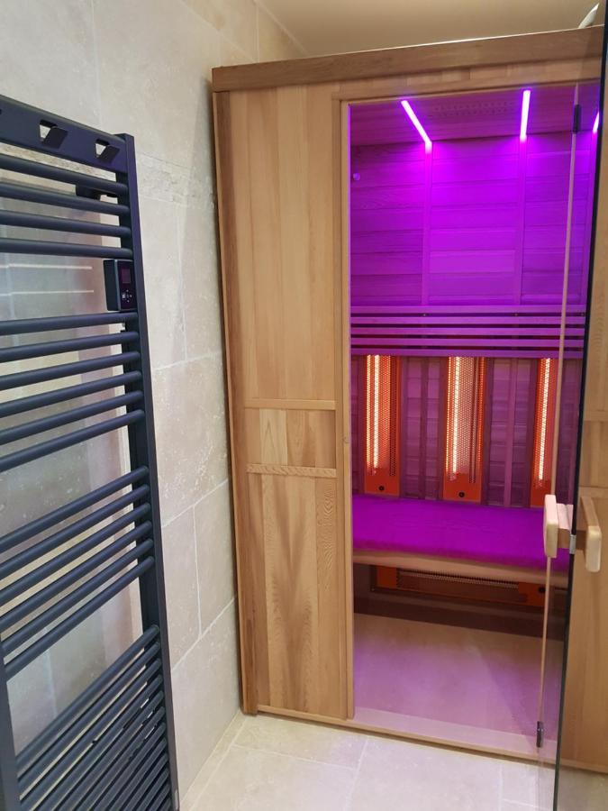 La Trémière, maison de village, sauna, vue garrigue Bouzigues Extérieur photo